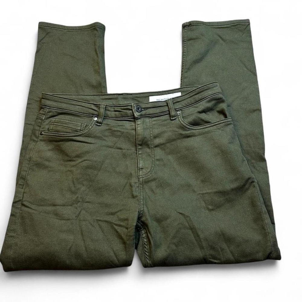 The perfect Jean NYC denkhaki army green slim fit casual jeans 34x30